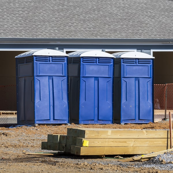 is there a specific order in which to place multiple porta potties in North Bay New York